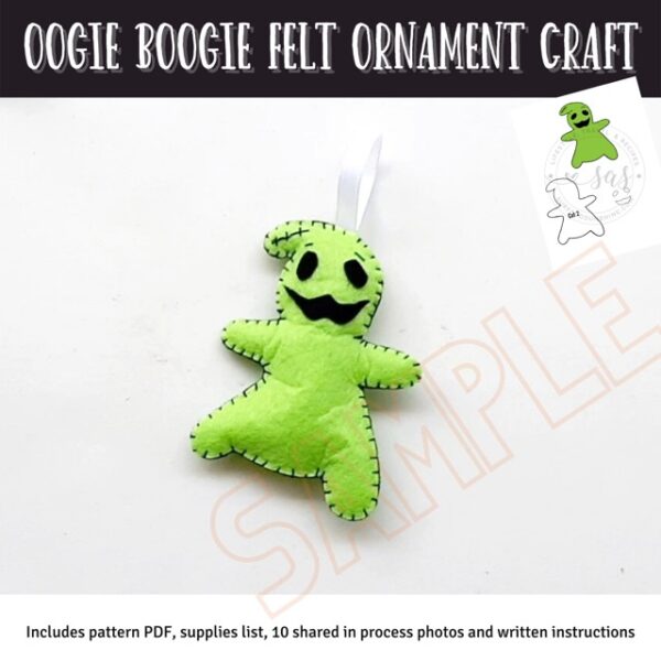 Oogie Boogie Plushie Main Medium - Surf and Sunshine Designs