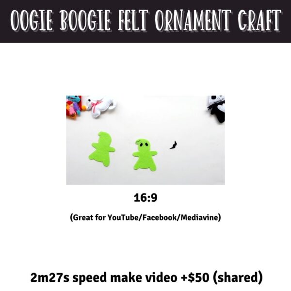 Oogie Boogie Plushie Video Mockup