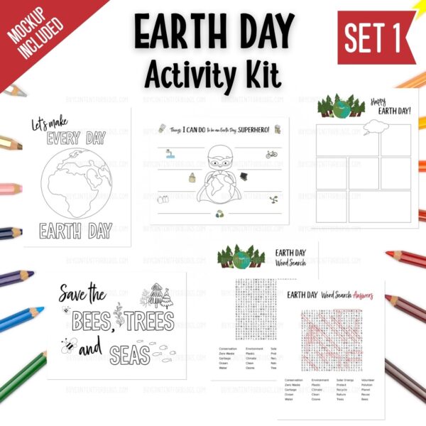 Earth Day Activity Bundle Set 1