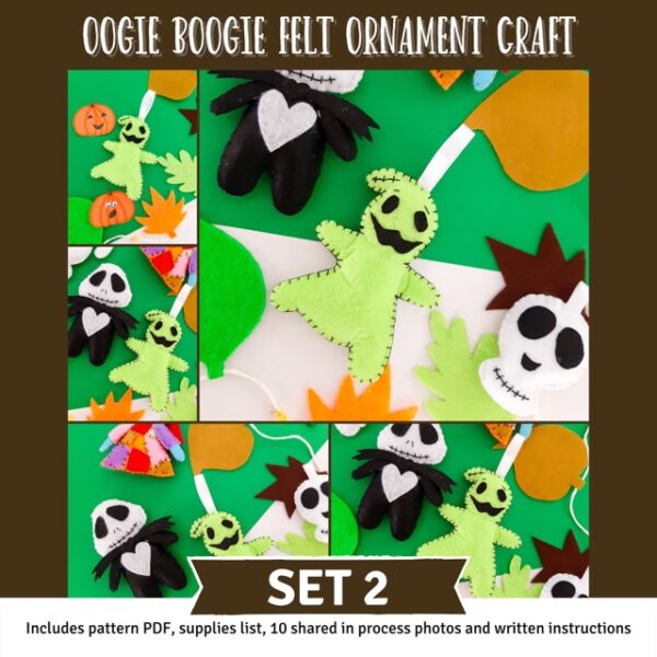 Oogie Boogie Felt Plushie Craft Set 2