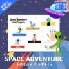 Space Adventure Finger Puppets Set 3