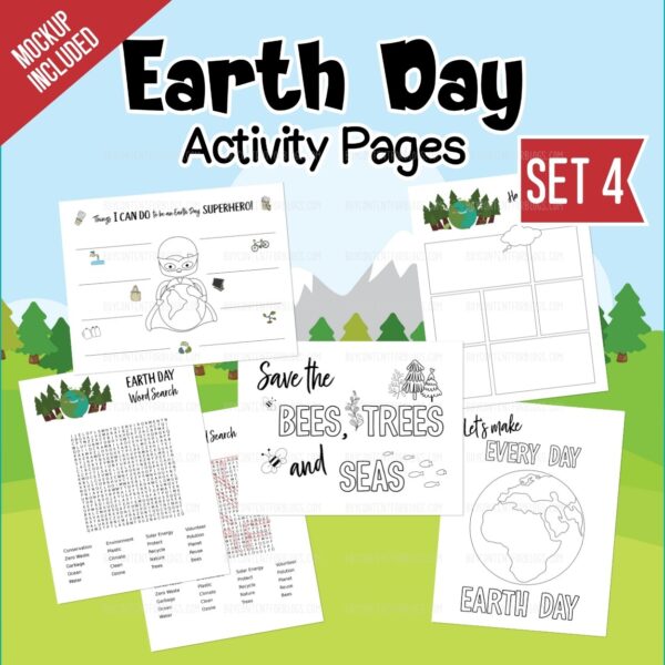 Earth Day Activity Bundle Set 4