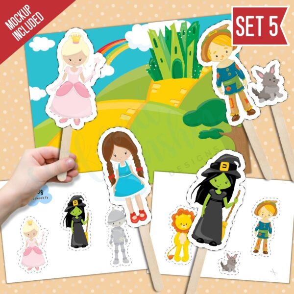 Wizard of Oz Popsicle Stick Puppets Printable 5