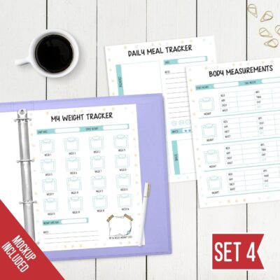 Weight Loss Trackers Printable Journal Pages 4