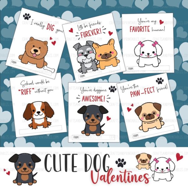 mockup doggie valentines - Surf and Sunshine Designs