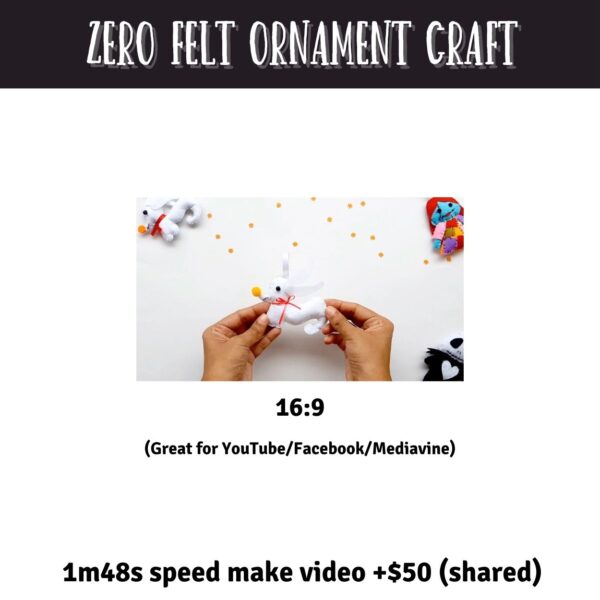 zero felt craft video - Surf and Sunshine Designs