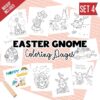 Easter Gnome Coloring Pages Set 4