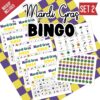 Mardi Gras Bingo Set 2