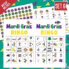 Mardi Gras Bingo Set 6