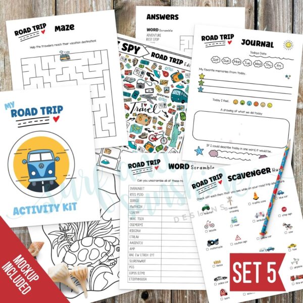 Road Trip Activities Set 5