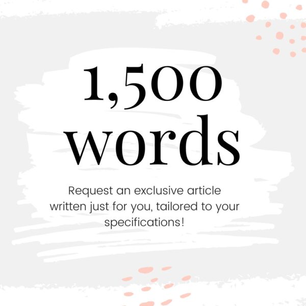 Request a 1,500 Word Exclusive Article (Copy) - Surf and Sunshine Designs