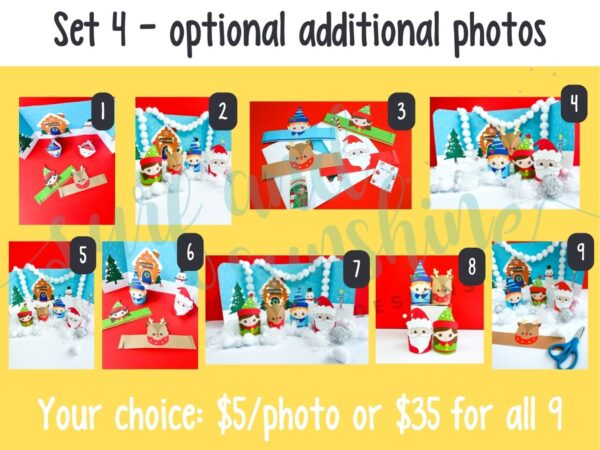 Printable North Pole Pretend Play Kit Set 1 - Surf and Sunshine Designs