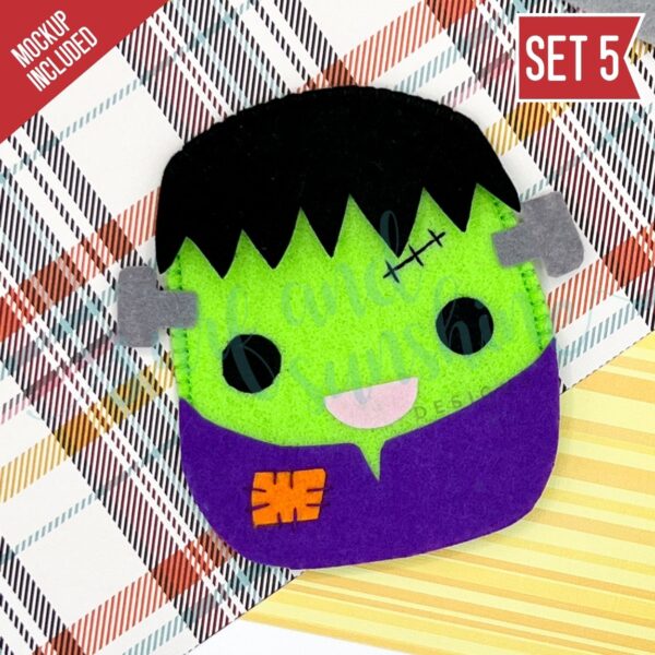 Felt Frankenstein Pouch Craft Set 2 *reserved for Dawn* (Copy) - Surf and Sunshine Designs