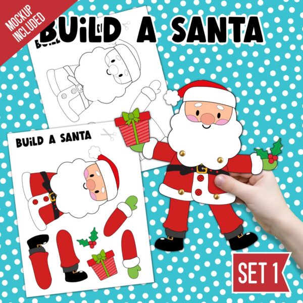 Build a Santa Printable Craft Set