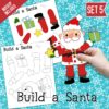 Build a Santa Printable Craft Set